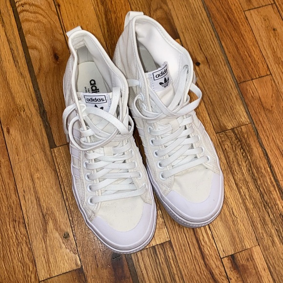 Adidas Nizza Flatform Mid Platform High Tops White - Picture 7 of 7